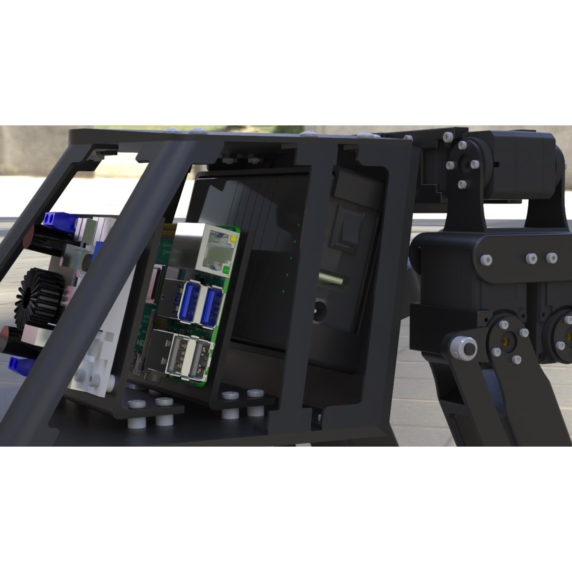 Isometric View Render super close-up